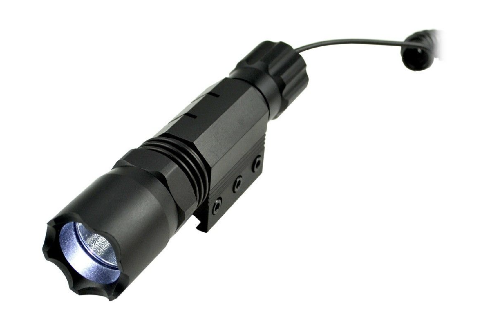 Presma 260 Lumens Tactical Flashlight w/ Remote Switch